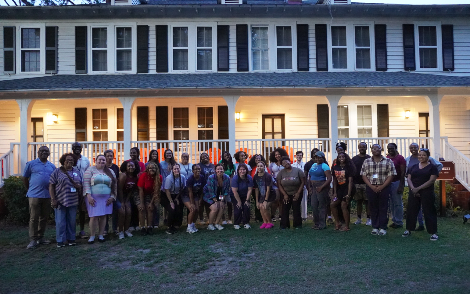 Students and faculty from the University of Georgia, Spelman College, Morehouse College, Emory University, the College of Charleston, the University of North Carolina at Chapel Hill, and the University of Kentucky gathered at Penn Center National Historic Landmark District on St. Helena Island, SC for a five-day cycle of research residencies in June 2022.
